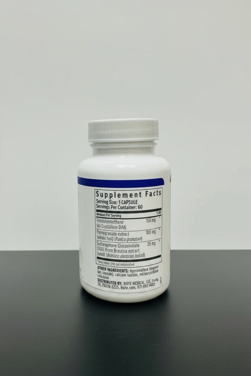 Biote Nutraceuticals - DIM SGS + - Hormone + Detox | (60 Capsules)