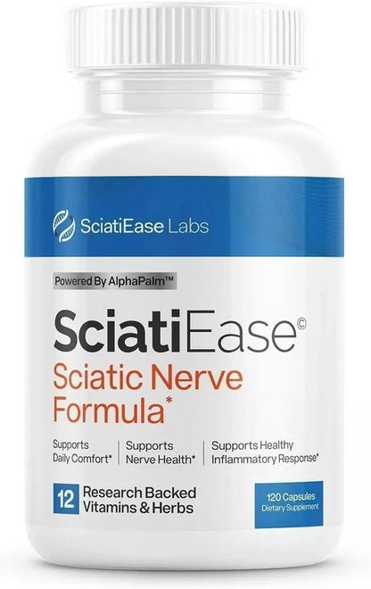 1-3 Pack SciatiEase Labs Sciatic Nerve Support Formula 120 Softgels US