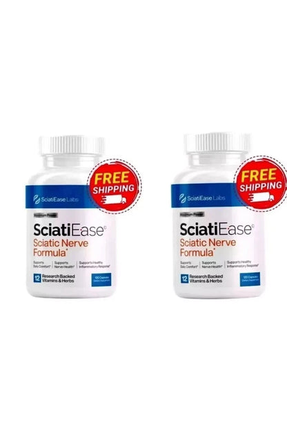1-3 Pack SciatiEase Labs Sciatic Nerve Support Formula 120 Softgels US